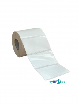 Etichette adesive 110x65 mm  a  1 pista bianco