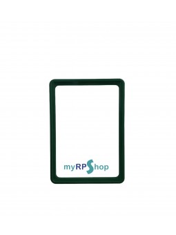 Cornice A5 in plastica colore verde