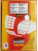 Etichette adesive f.to A4 in plastica  per Laser  8 per foglio